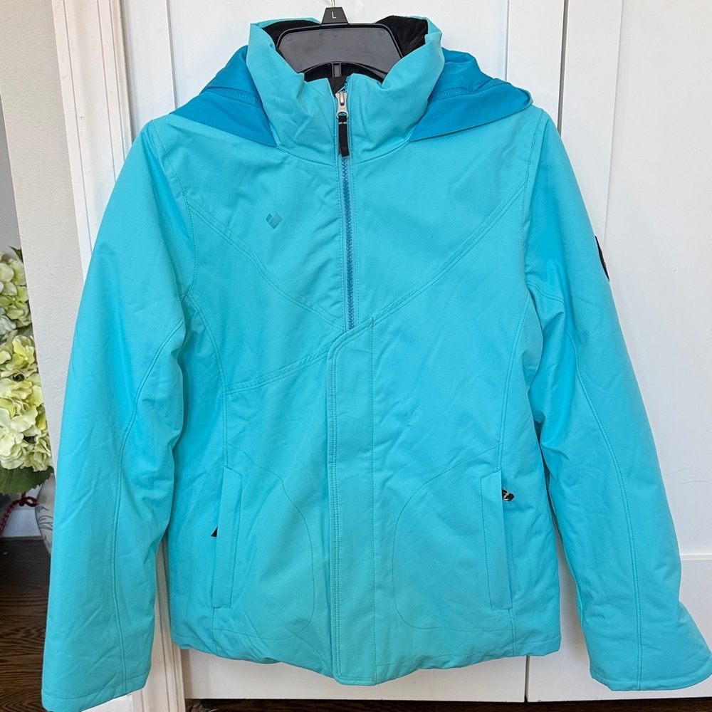 Obermeyer Teen Unisex Ski Jacket Teal Size L (14–16) NWOT🎿